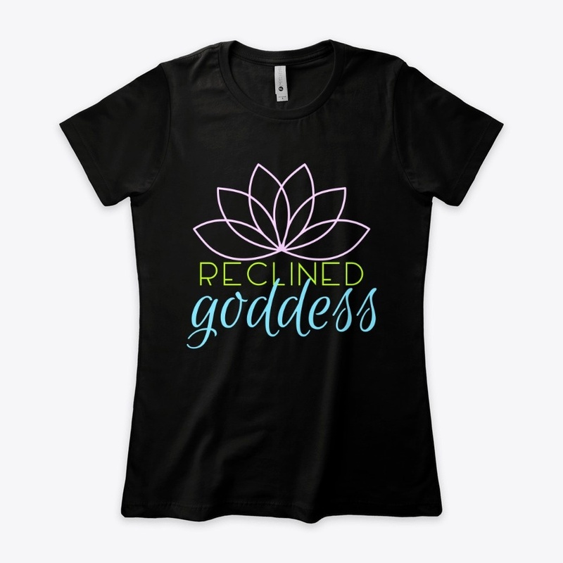 Reclined Goddess Yoga Pose Tee