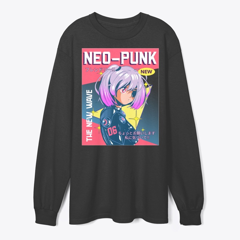 Anime Neo-Punk T-shirt @DeepPulseBass