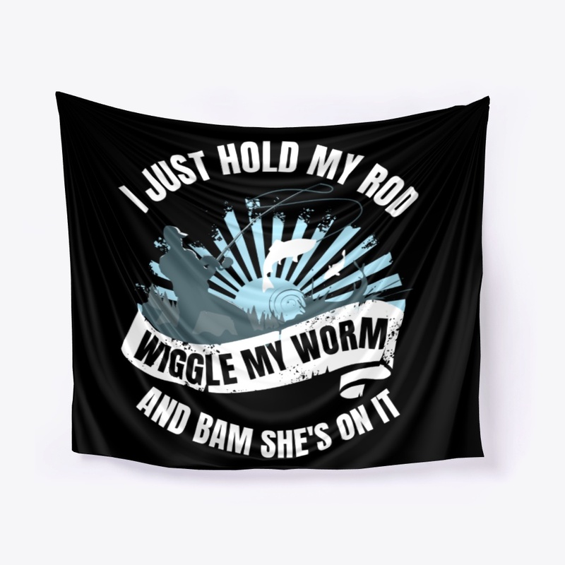 Fishing Gift, Hold Rod Wiggle Worm