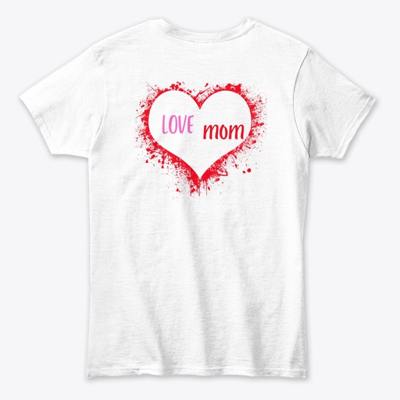 Love Mom coeur