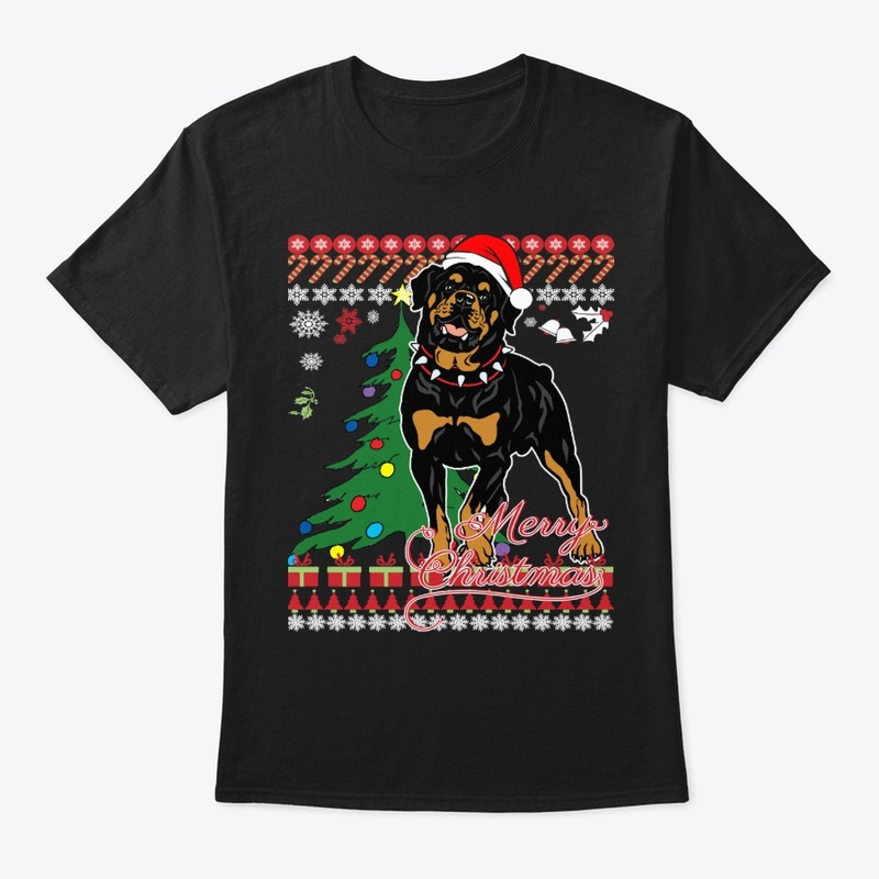 Ugly Christmas Sweater For Rottweiler Do