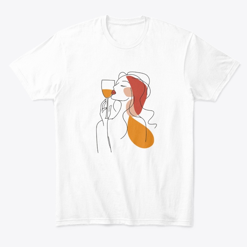 Abstract Minimalist Art for Wine Lovers