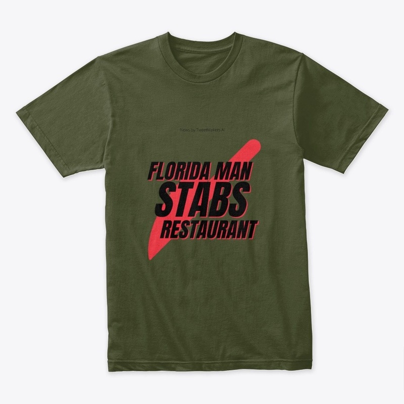 FloridaMan Stabs Restaurant-AI Generated