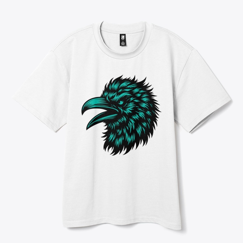 Majestic Crow Head Graphic