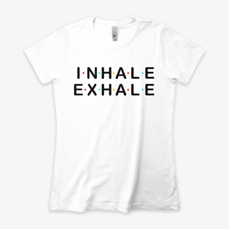 Yoga inhale exhale t-shirt