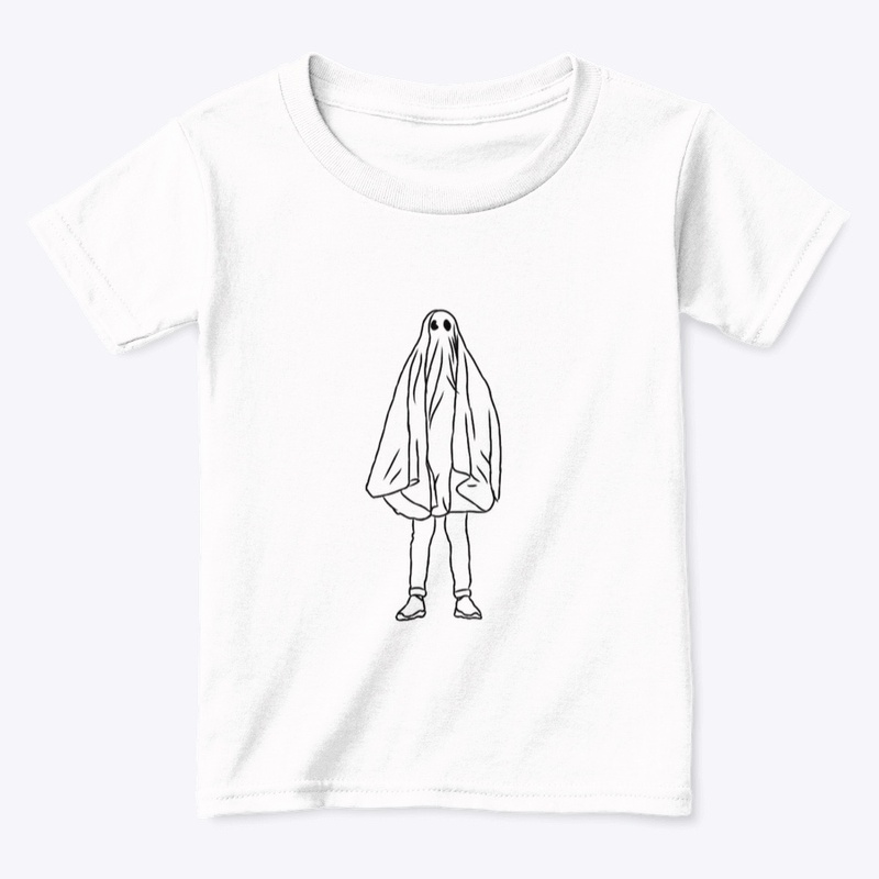 Large Icon Ghostie Black on White