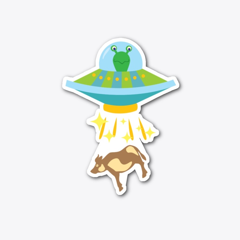 ALIENS LIKE COWS IN SPACE
