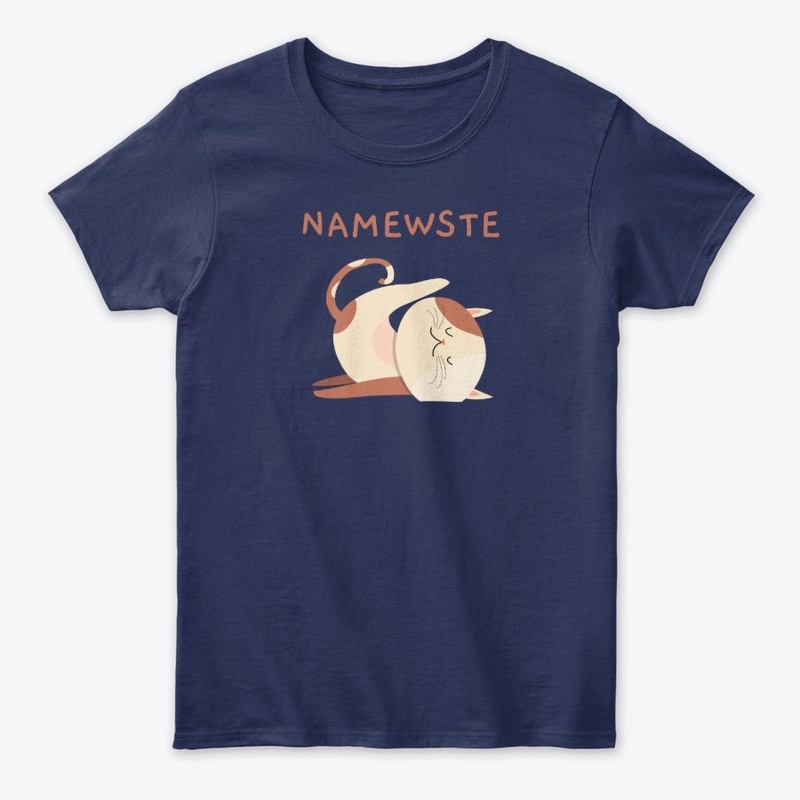 Namewste Namaste Yoga Cat