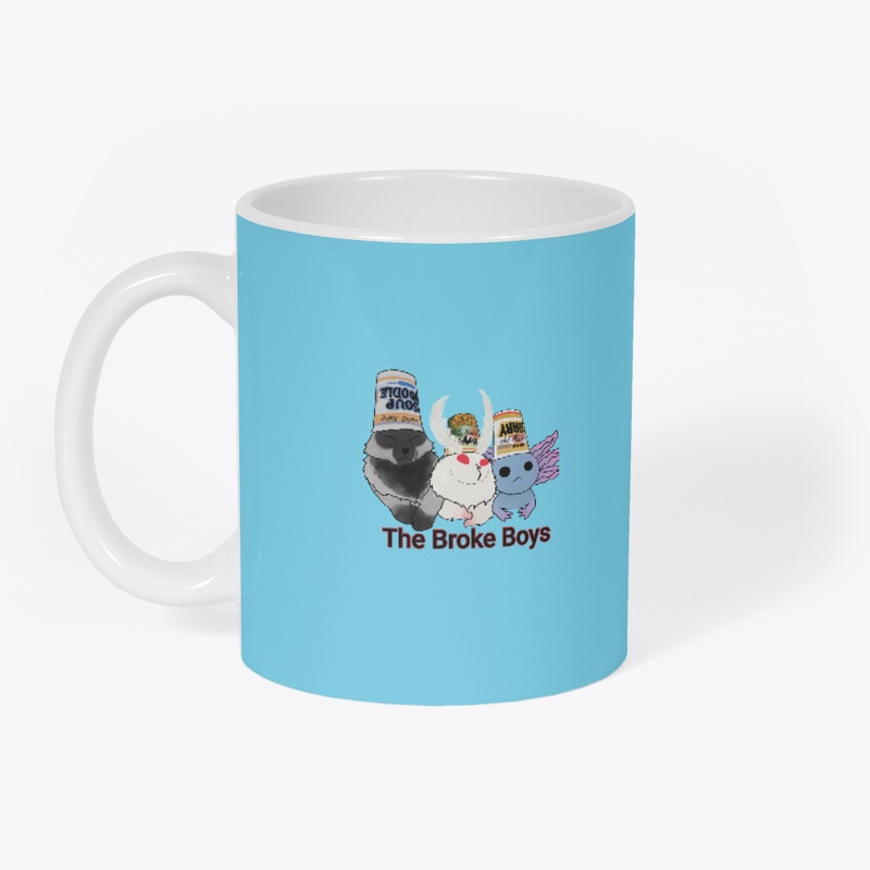Broke Boys & Chibi Kitsu Holding Nugget
