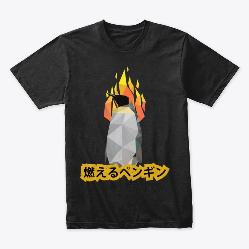Burning Penguin - Premium Shirt