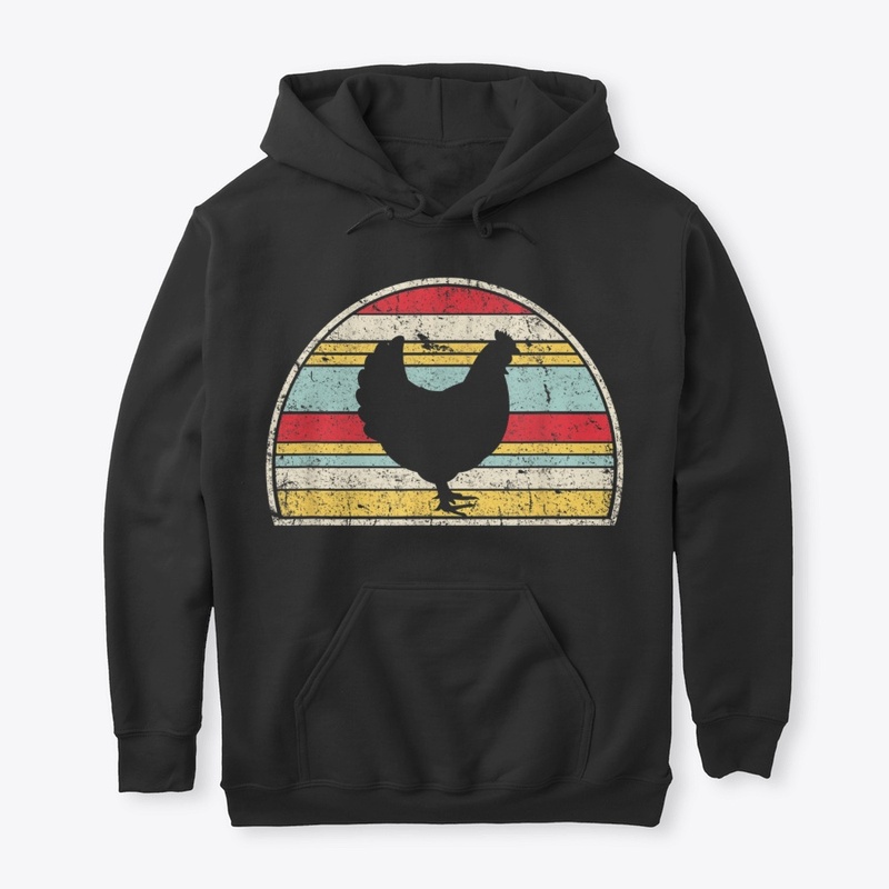 Chicken Shirt Retro Style Farmer T shirt