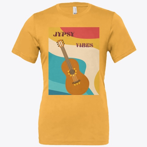 Jypsy Vibes Gold áo T-Shirt Front