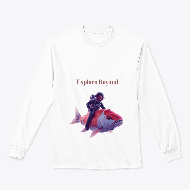 Explore Beyond – Astronaut Riding Koi