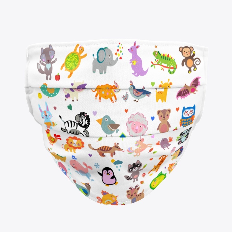 Kids Love Animals Mask