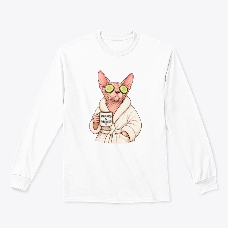 Moisturized & Unbothered Sphynx Cat