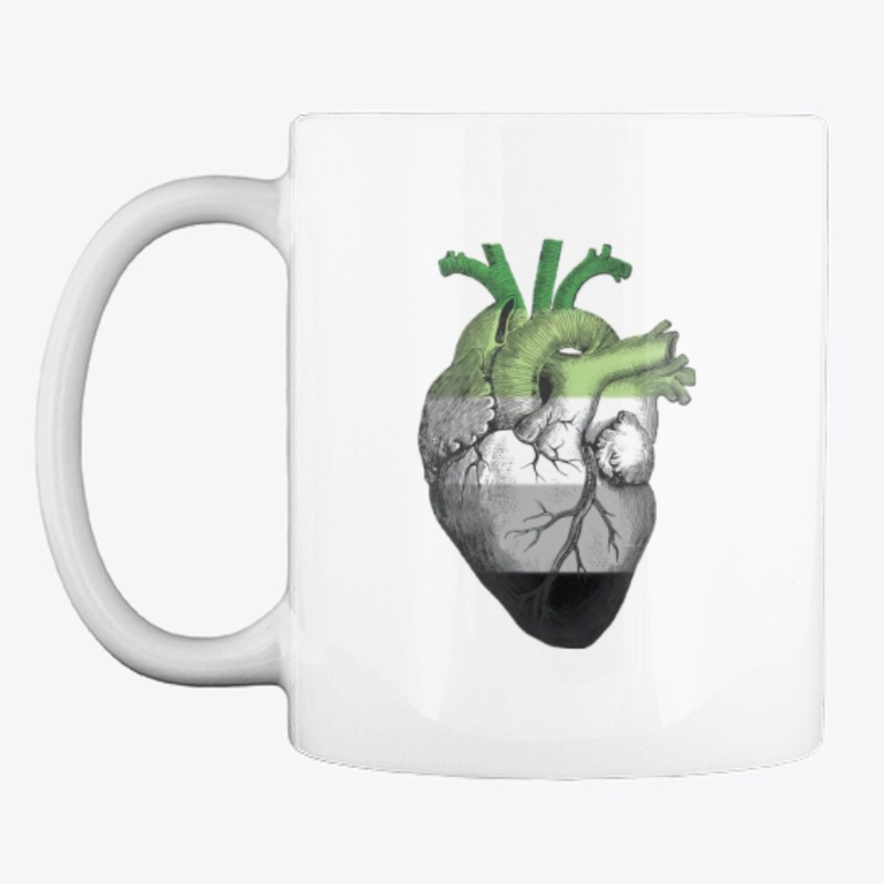 Aromantic Pride Anatomical Heart