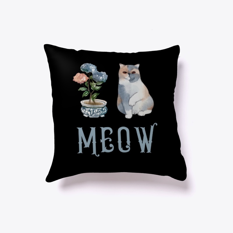 Meow Cat Design | Cat Tee