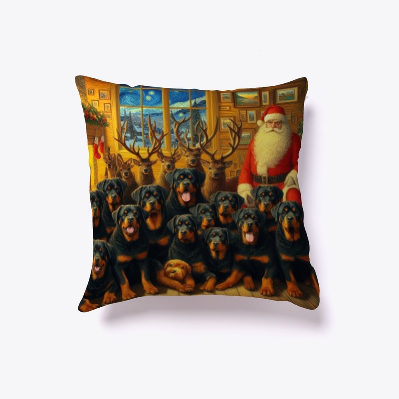 Rottweilers and Santa