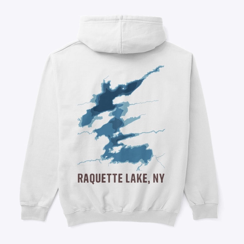 Raquette Lake Depth Map