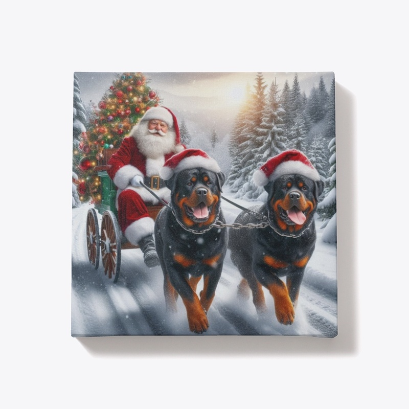 Rottweilers & Santa