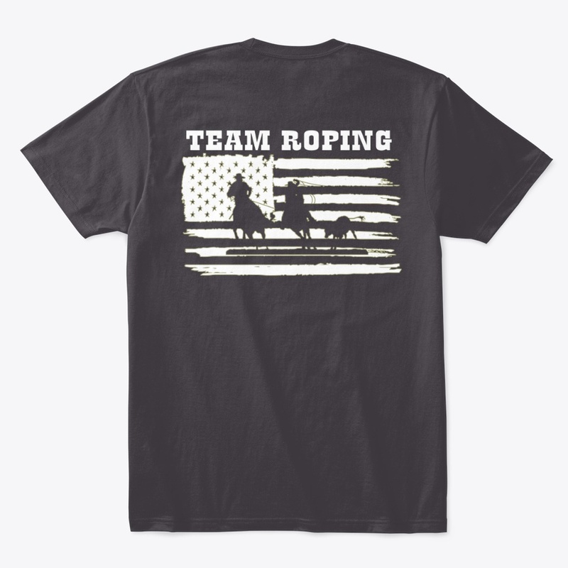 American Roping Flag-Rodeo Tshirt