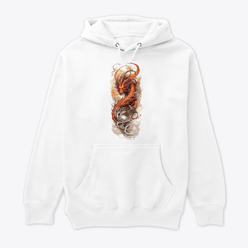 Dragon and tiger design T-shirt