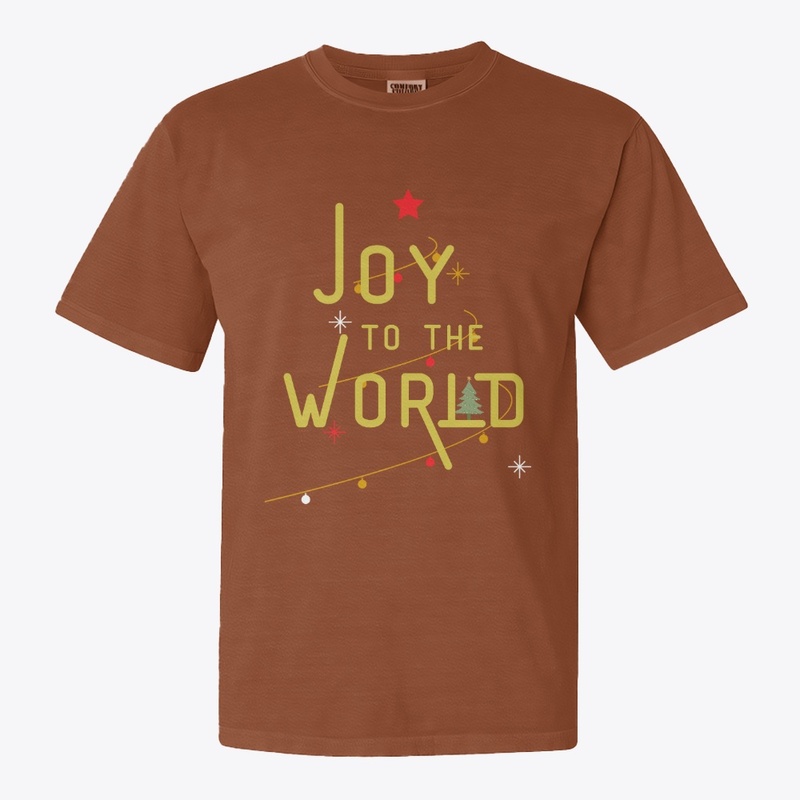 Joy to the World Christmas festive tee