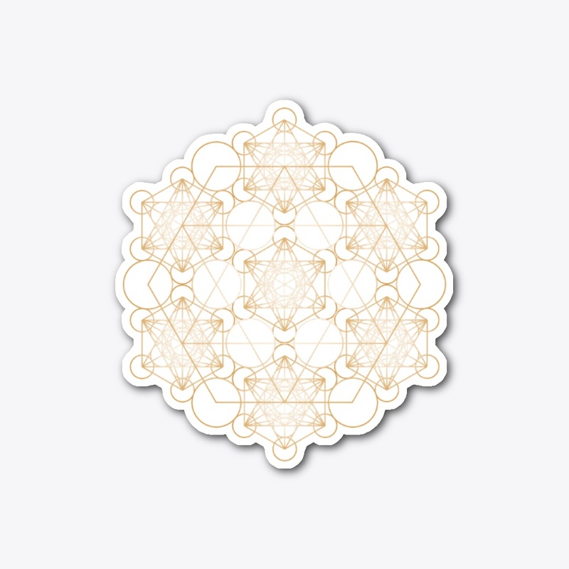  Metatron Cube Sacred Geometry T-Shirt