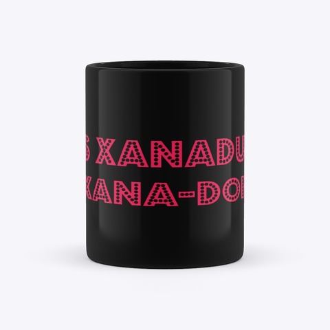 Xanadu Black T-Shirt Right