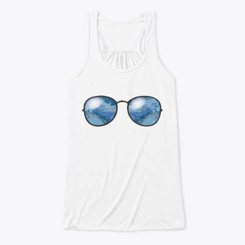 Marbled Glasses - Blue