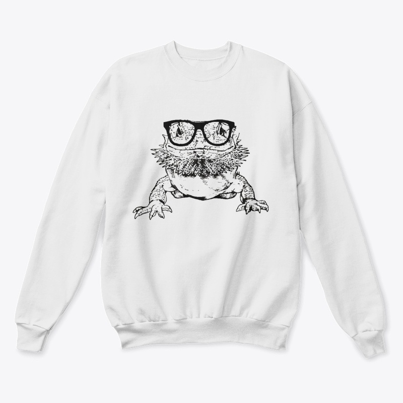 Bearded Dragon Nerdy Glasses Animal