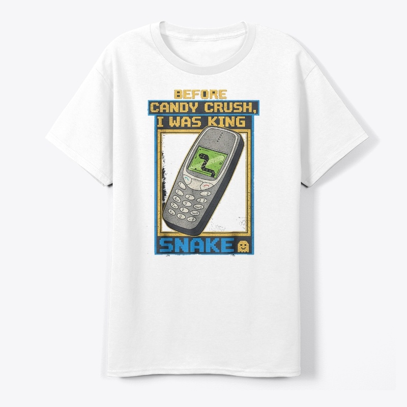 Retro Snake King Game Tee
