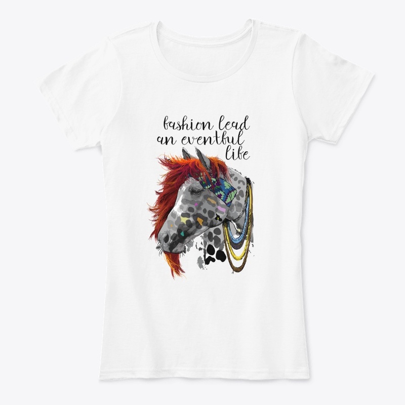 Horse face fashion t-shirt