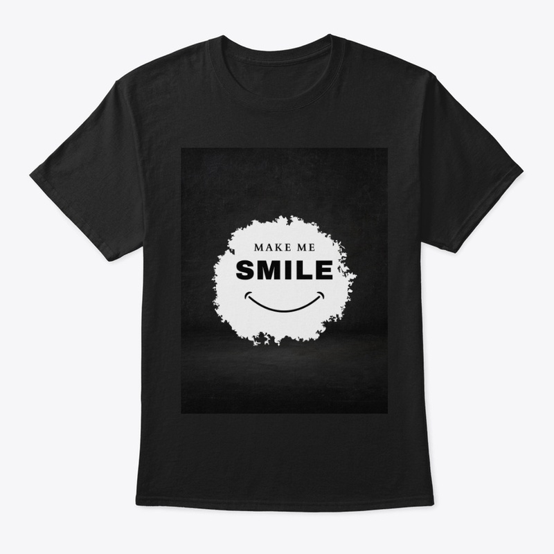 White Simple Make Me Smile T Shirt