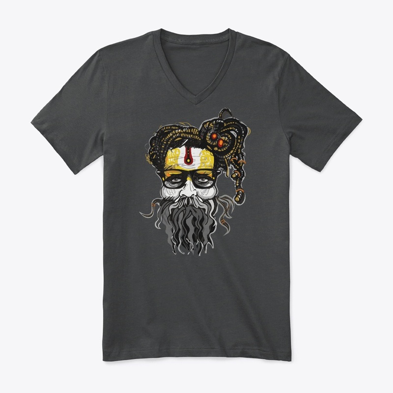 Crazy hair Sage yoga t-shirt