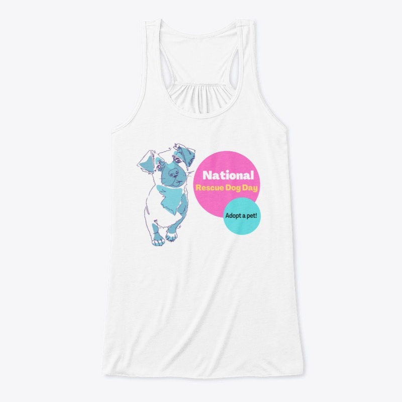 National Rescue dog day T Shirt design 