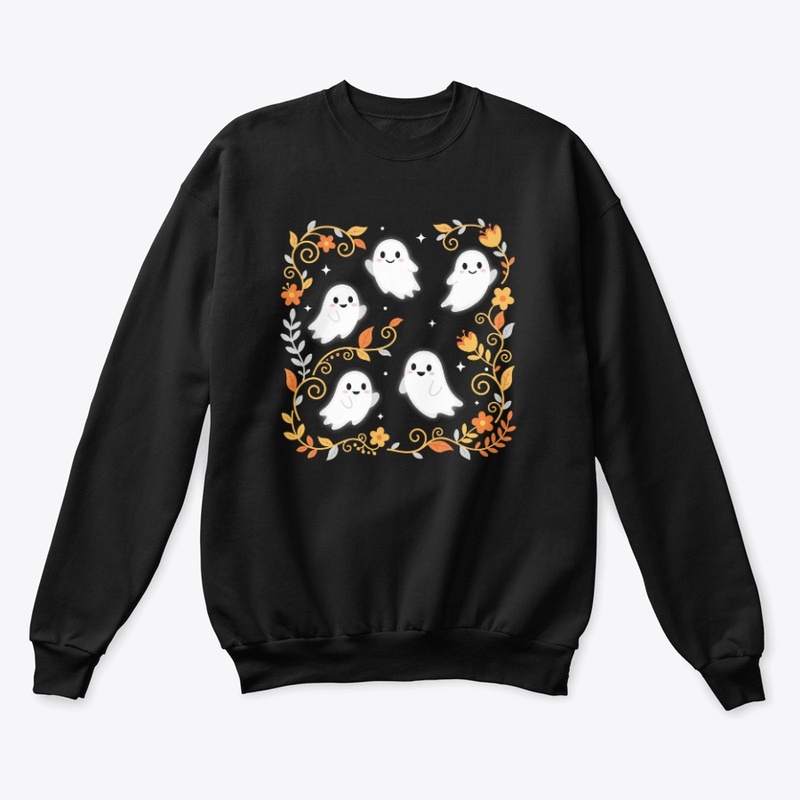 Smiling Ghosts & Autumn Florals