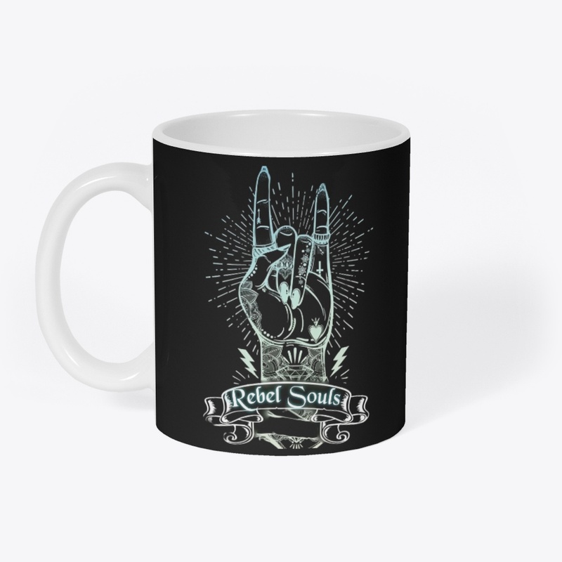 REBEL SOULS Horns & Confetti Blk Design