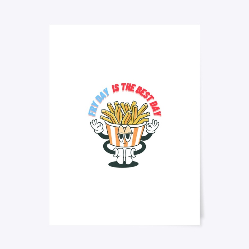 Funny French Fries  comfort T-shirts 