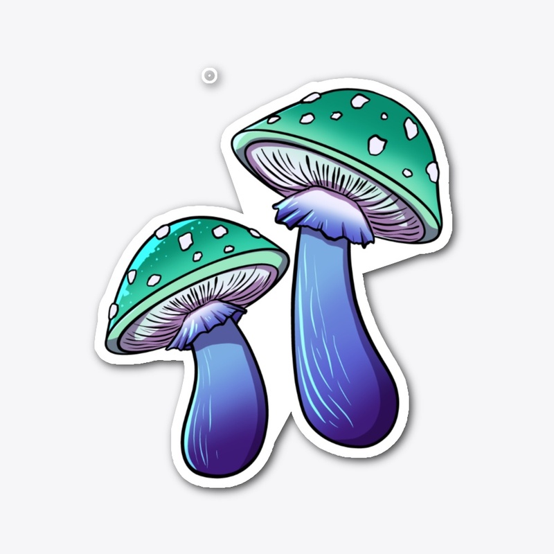 PRIDE MUSHIES! Gay flag