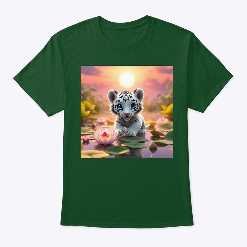 Playful White Tiger