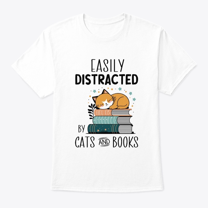 Easily Distracted by Cats and Books