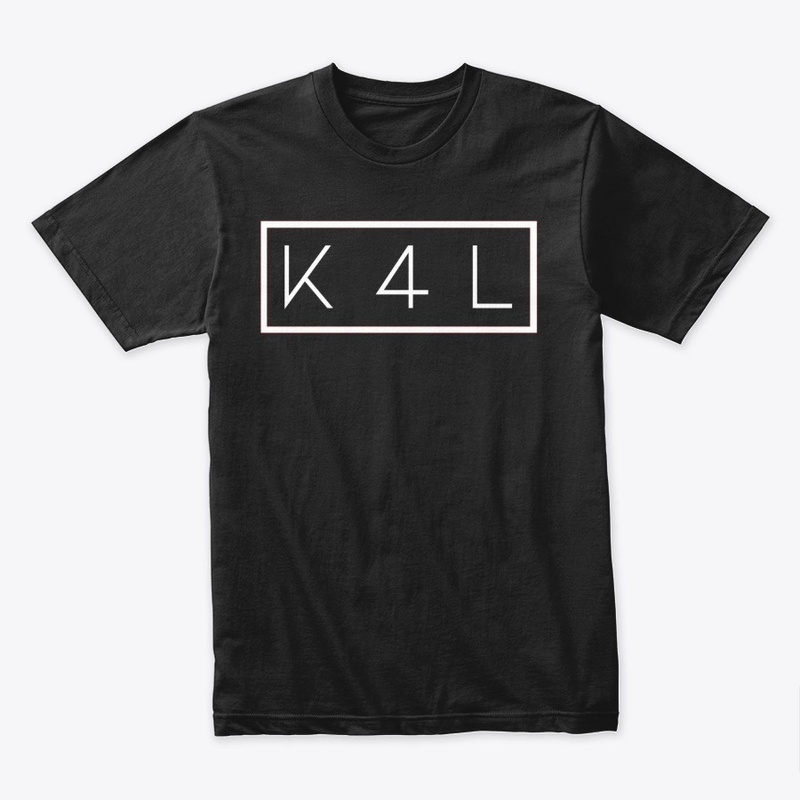 K4L SQUARE INITIAL DESIGN WHITE LETTERS