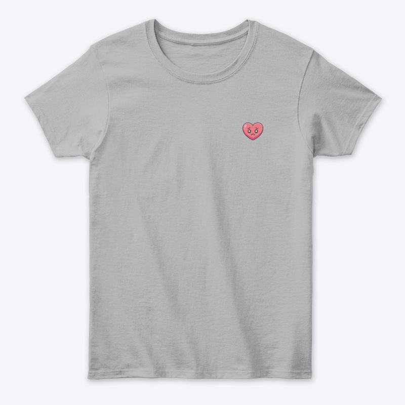 Sad heart print