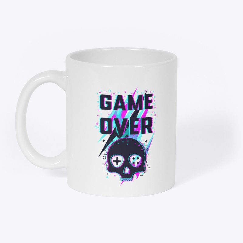 Game Over T-Shirt | Avail in Multicolour