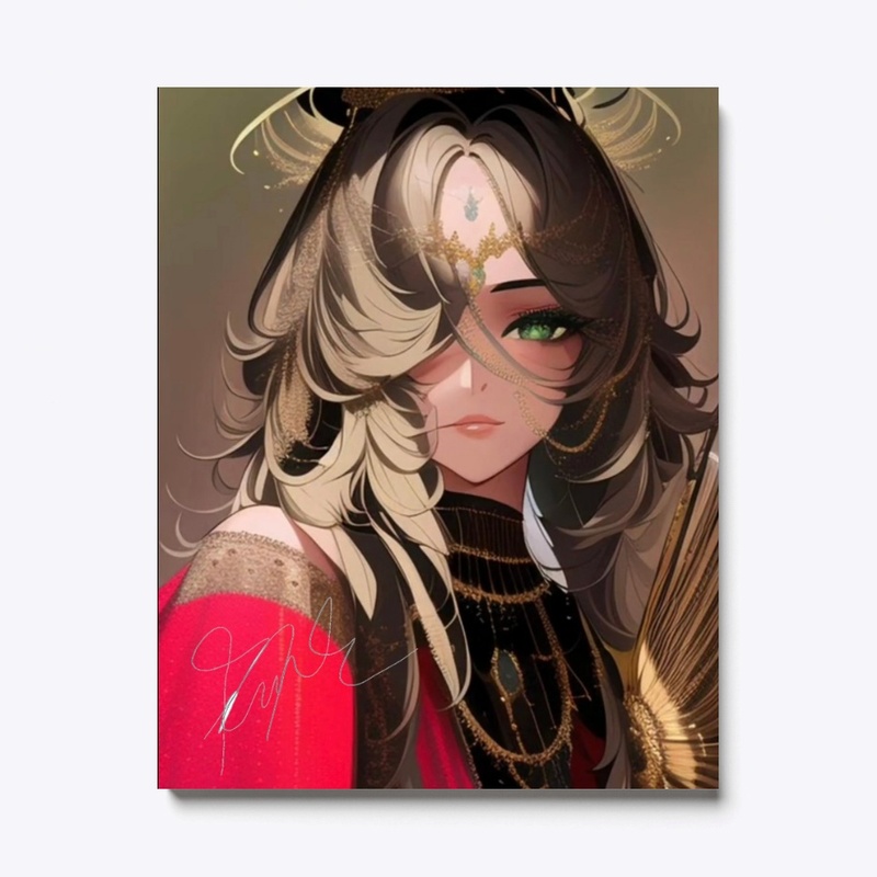 Anime Manga Themed Red Diva