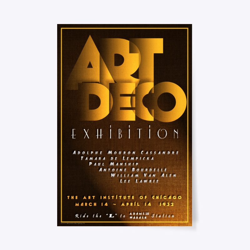 Art Deco Exhibition Poster
