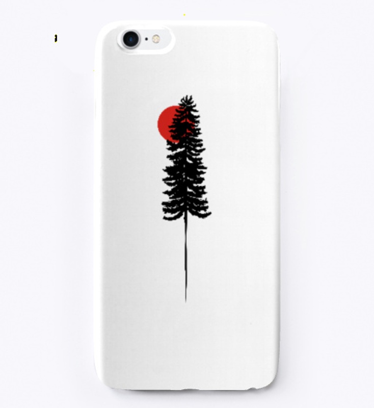 Pine tree minimal hipster.