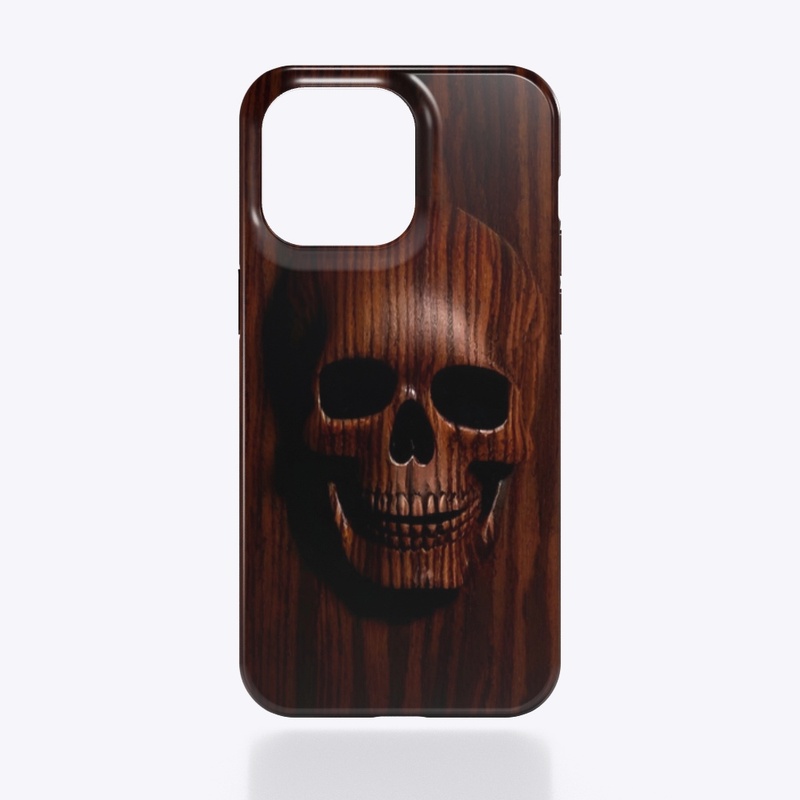 Wood Grain Skull