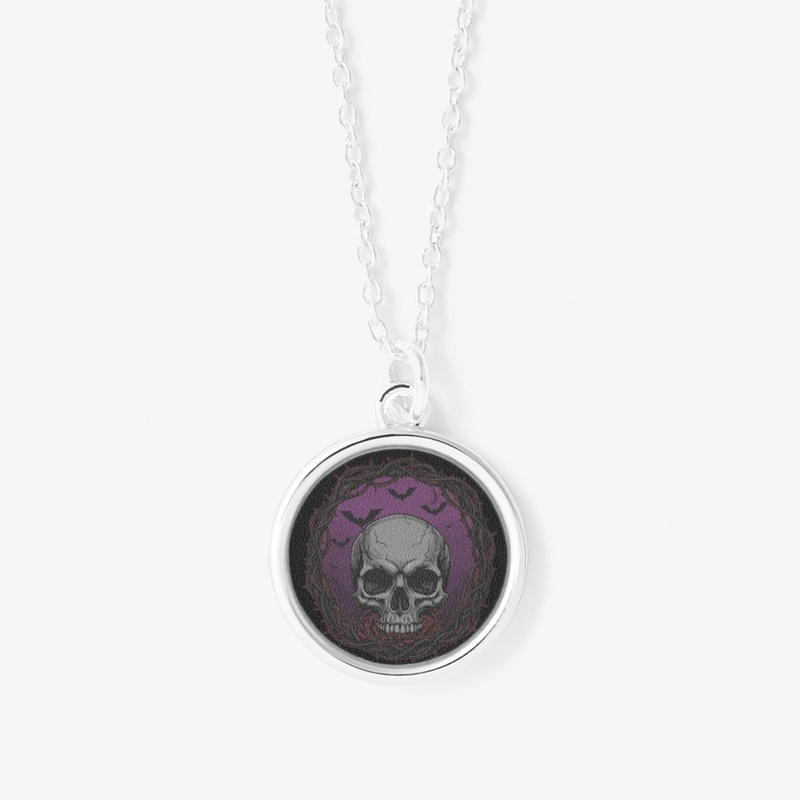 Gothic Skull – Dark Florals & Spooky